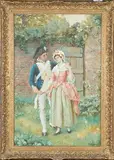 Ralph Willes Maddox, A Way they have in the Army, watercolour heightened with body-colour