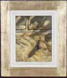 Peter Bainbridge, Snail on a Wall, late 20th/early 21st century oil on board