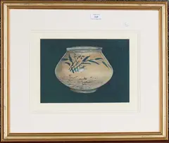 Gnyuki Torimaru, The Vase, watercolour and gouache