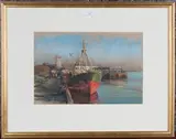 Walter Holmes, Trawler docked at North Shields Fish Quay