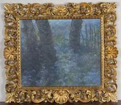 H. Stachowiak, View of Bluebells, oil on canvas