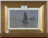 Reginald Jones, Sailing Boats in Calm Waters, watercolour