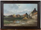 Murray MacDonald, View of a Farmstead, 1889, oil on canvas