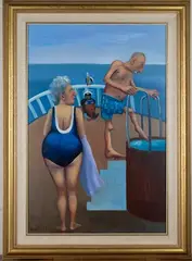 Helen Norton, The Atlantic Dip, oil on canvas