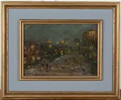 Konstantin Korovin, Paris, 1907, oil on panel