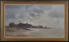 Marcus Ford, Mill Hamlet, nr Sidlesham, oil on canvas