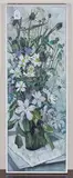 Norma Jameson, Teasels and White Daisies, 1982, oil on board