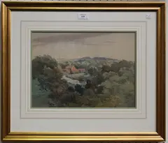 Charles William Taylor, Smestow Brook and Greensforge Mill, watercolour