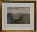 Charles William Taylor, Smestow Brook and Greensforge Mill, watercolour