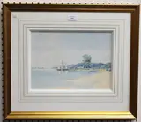 Lance Thackeray, Scene on the Nile with Feluccas, watercolour