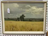 Charles Smith, Cornfield, Halesworth, Suffolk, oil on canvas