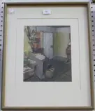 Roy Freer, White Door, pastel