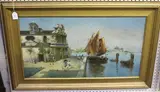 A. Rode, Venice from the Lagoon, oil on canvas