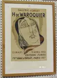 Henry de Waroquier, Galerie D'Orsay (Poster for the Exhibition), colour lithograph
