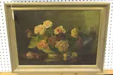 Hugh Percy Heard, Still Life of Flowers in a Bowl, oil on canvas