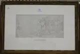 Joseph Noel Paton, Pan, Silenus and Bacchanalian Revellers, pencil