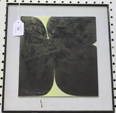 Bruce Beaugeard, Abstract Study, oil on board
