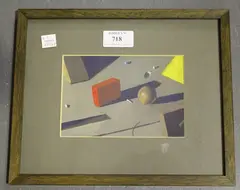 Gus Cummins, Three Dimensional Object Study, oil on board