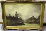 John Ernest Aitken, Delfshaven, Rotterdam, watercolour