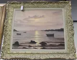 Roger de la Corbière, Portsall, Finistère, oil on canvas