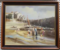 Ted Dyer, St Ives, oil on canvas