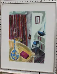 Chloe Cheese, My Mother's House, colour lithograph