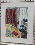 Chloe Cheese, My Mother's House, colour lithograph