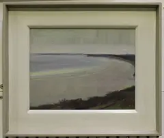 The Suffolk Coast by Chris Baker, 2012, oil on board, sold Oct 2019