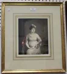 Portrait of a Lady and Portrait of a Gentleman by Thomas Heaphy, 1800, two watercolours with gouache, sold Jul 2019