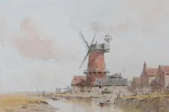 Gerald Ackermann, Old Cley Mill, 1946, watercolour