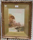 Walker Stuart Lloyd, Canterbury from the River, watercolour