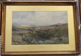 C.F. Williams, Dartmoor, watercolour