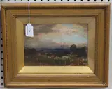 Edwin Calvert, Moorland Evening, watercolour