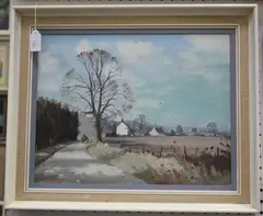 Snape, Suffolk by Marcus Ford, oil on canvas, sold Jul 2019