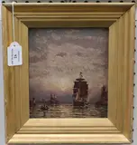 Duncan Fraser McLea, The Mouth of the Tyne, oil on board