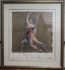 Robert Heindel, Easy Work (Ballet Dancers), colour print