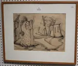 Elisabeth Collins, A Wild Surmise, pen and ink over pencil