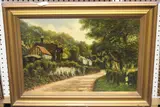 A. Lewis, Mickleham, Surrey, oil on canvas