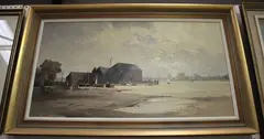 Marcus Ford, Dell Quay, oil on canvas