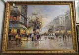 Christoph Vevers, Parisian Street Scene, early 21st century oil on canvas