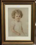 Josephine Streatfeild, Portrait of a Young Child, 1926, pastel