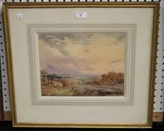 Arthur Upton, Egdon Heath, Dorset, watercolour