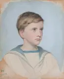 Edward Clifford, Portrait of Robert Arthur Bruce, 1883, watercolour