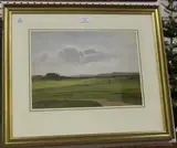Joseph Knight, Landscape with Shepherd and Flock, 1897, watercolour