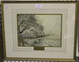 Ernest Pile Bucknall, Pulborough, watercolour