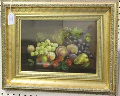 T. Sayer, Still Life of Fruit, oil on canvas