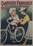 Fernand Fernel, Compagnie Française des Cycles & Automobiles' (Bicycle Advertising Poster), lithograph