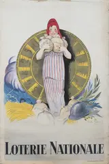 André Galland, Loterie Nationale' (National Lottery Advertising Poster), colour lithograph