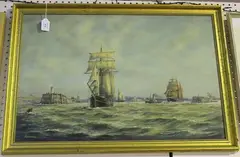 Max Parsons, Shoreham, oil on board