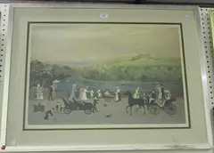 Helen Bradley, It was a Beautiful Place, colour print